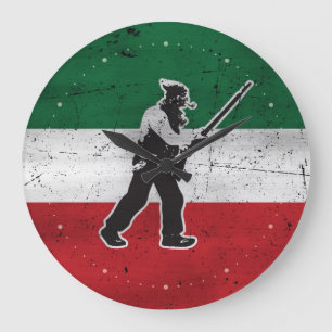 Vlag van Quebec en Patriote Henri Julien Grote Klok