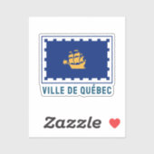 Vlag van Quebec Sticker (Vel)