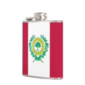 Vlag van Raleigh, North Carolina Hip Flask Heupfles (Links)