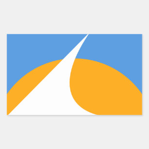 Vlag van Redding, Californië Rechthoekige Sticker
