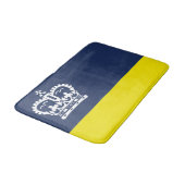 Vlag van Regina, Saskatchewan Bath Mat (Gekanteld)