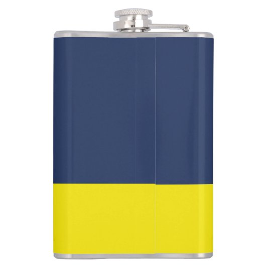 Vlag van Regina, Saskatchewan Flask Heupfles (Achterkant)