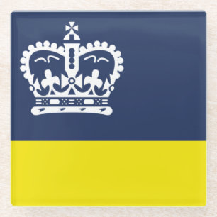 Vlag van Regina, Saskatchewan Glass Onderzetter