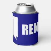 Vlag van Reno, Nevada Koelbox Blikjeskoeler (Blikje Achterkant)