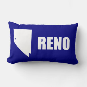 Vlag van Reno, Nevada Lumbar Pillow Kussen