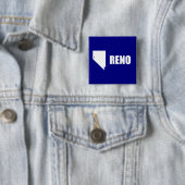 Vlag van Reno, Nevada Pinback Button (In situ)