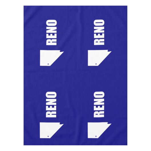 Vlag van Reno, Nevada Tafelkleed (Voorkant)