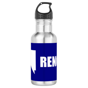 Vlag van Reno, Nevada waterfles