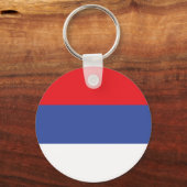 Vlag van Republika Srpska Sleutelhanger (Achterkant)