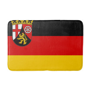 Vlag van Rheinland-Pfalz Bathroom Mat