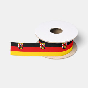 Vlag van Rheinland-Pfalz Satin Ribbon Lint