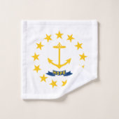 Vlag van Rhode Island Bad Handdoek (Wasdoekje)