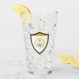 vlag van Rhode Island Glas