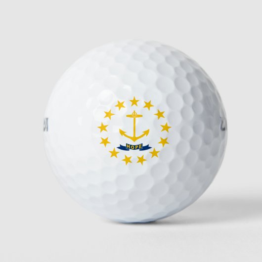Vlag van Rhode Island Golfballen (Voorkant)