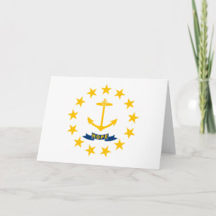 Vlag van Rhode Island Kaart