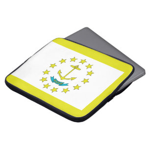 vlag van Rhode Island Laptop Sleeve