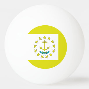 vlag van Rhode Island Pingpongballen
