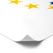 Vlag van Rhode Island Poster (Hoek)