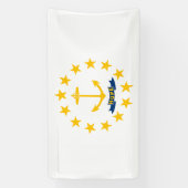 Vlag van Rhode Island Spandoek (Verticaal)