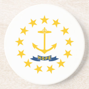 Vlag van Rhode Island Zandsteen Onderzetter