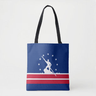 Vlag van Richmond, Virginia Canvas tas