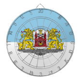 Vlag van Riga, dartboard van Letland Dartbord (Voorkant)
