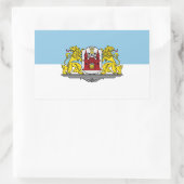 Vlag van Riga, Letse rechthoekige sticker (Tas)