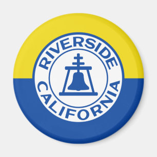Vlag van Riverside, Californië Magneet