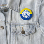 Vlag van Riverside, Californië Ronde Button 5,7 Cm (In situ)