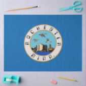 Vlag van Rochester (Minnesota) Tissuepapier (Craft)