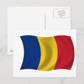 Vlag van Roemenië Briefkaart (Voorkant / Achterkant)