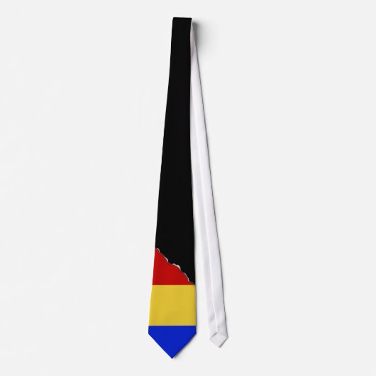Vlag van Roemenië Stropdas (Voorkant)
