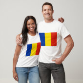 Vlag van Roemenië T-shirt (Unisex)