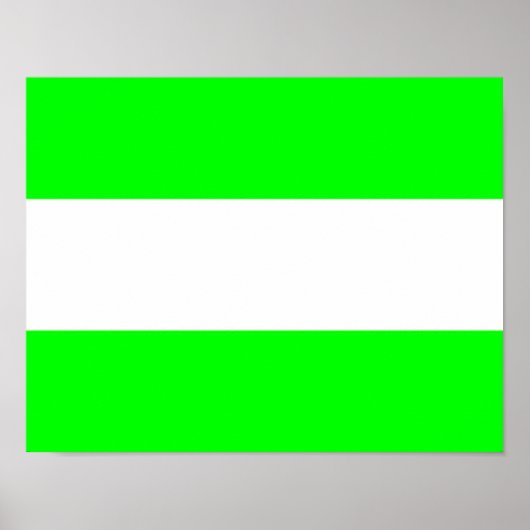 Vlag van Rotterdam Poster (Voorkant)