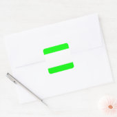 Vlag van Rotterdam Vierkante Sticker (Envelop)