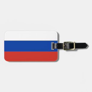 Vlag van Rusland Bagagelabel