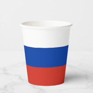 Vlag van Rusland Papieren Bekers