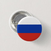 Vlag van Rusland Ronde Button 3,2 Cm (Voorkant /achterkant)