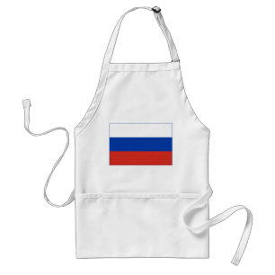 Vlag van Rusland Standaard Schort