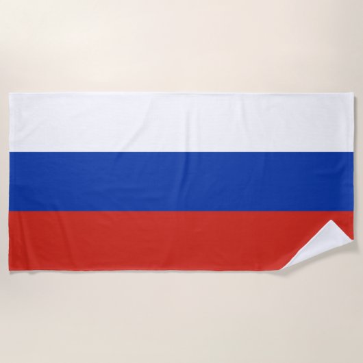 Vlag van Rusland Strandlaken (Voorkant)