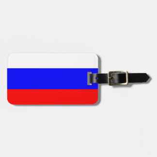 Vlag van Russisch Bagagelabel met lederriem