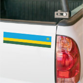 Vlag van Rwanda Bumpersticker (Op Truck)