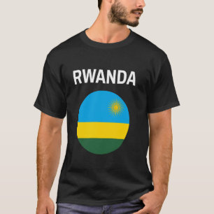 Vlag van Rwanda Modern T-shirt