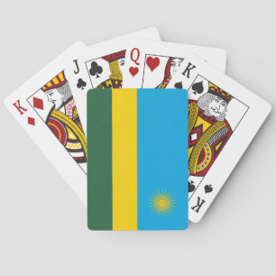Vlag van Rwanda Pokerkaarten