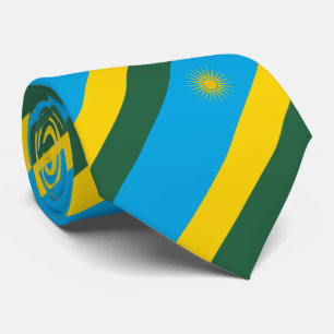 Vlag van Rwanda Stropdas