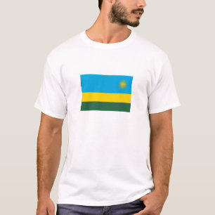 Vlag van Rwanda T-shirt