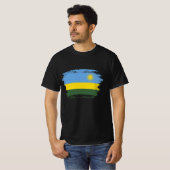 Vlag van Rwanda T-shirt (Voorkant volledig)