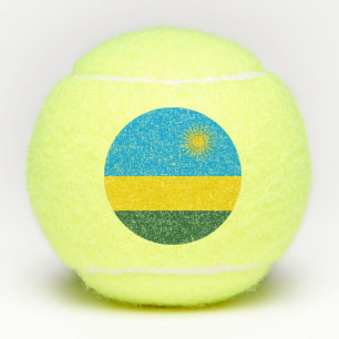 Vlag van Rwanda Tennisballen