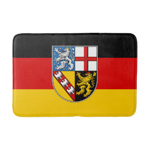 Vlag van Saarland Bathroom Mat