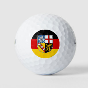 Vlag van Saarland Golf Balls Golfballen